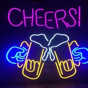 Neon yoritilgan belgilar